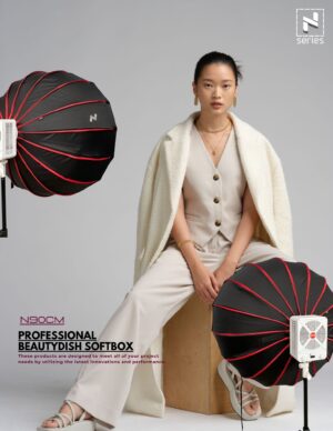 NANTU N90CM BEAUTY DISH PRO SOFTBOX WITH GRID - BOWENS MOUNT