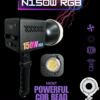 NANTU-150W RGB POWERFUL POCKET COB LIGHT FOR for Content Creators, Vloggers and Video Photography Shoot - Image 8