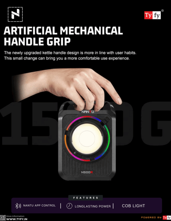NANTU PRO N500-RGB COB LIGHT - Image 3