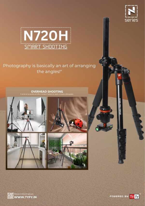N720H PRO TRIPOD FOR PHOTOGRAPHY - Image 5