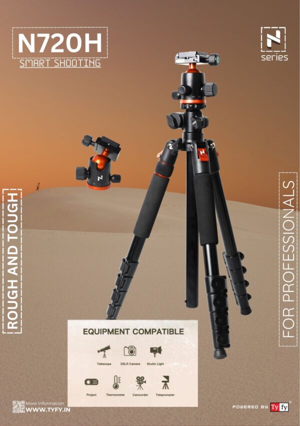 N720H PRO TRIPOD FOR PHOTOGRAPHY - Image 2
