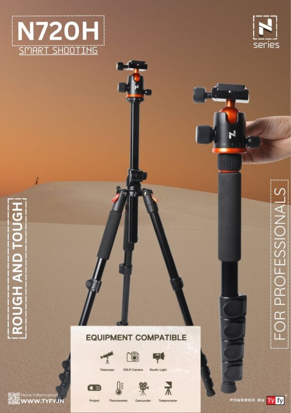 N720H PRO TRIPOD FOR PHOTOGRAPHY - Image 3