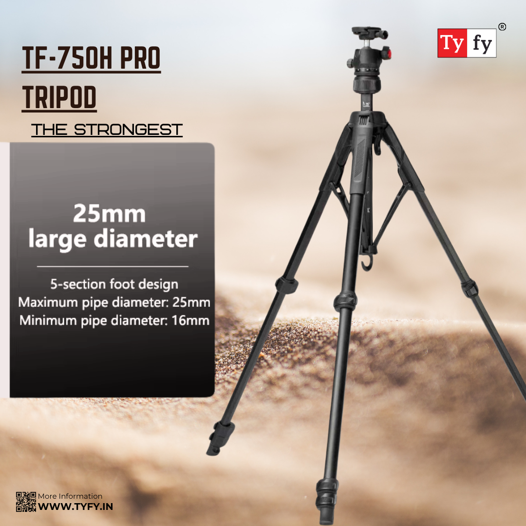 TF-750H PRO MULTI ANGLE TRIPOD - Image 4