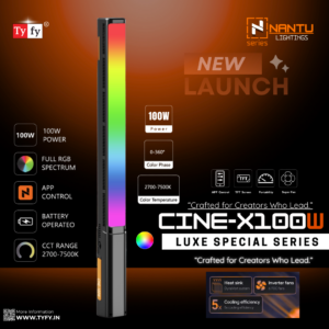 NANTU CINE X-100W POWERFUL STICK LIGHT WAND