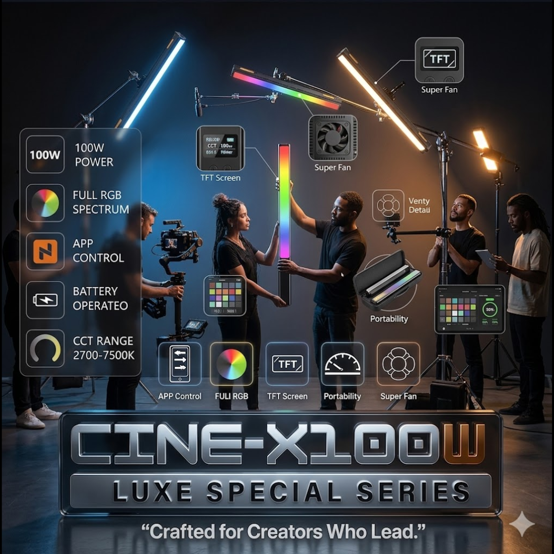 NANTU CINE X-100W POWERFUL STICK LIGHT WAND - Image 2